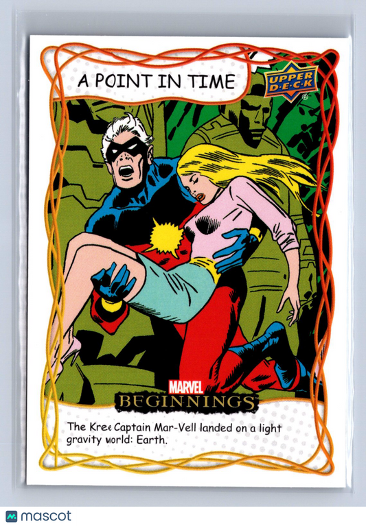 2022 Upper Deck Marvel Beginnings Captain Marvel A Point In Time #PT14
