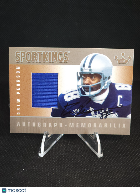 2008 Sport Kings Drew Pearson Patch Auto #AM-DP2