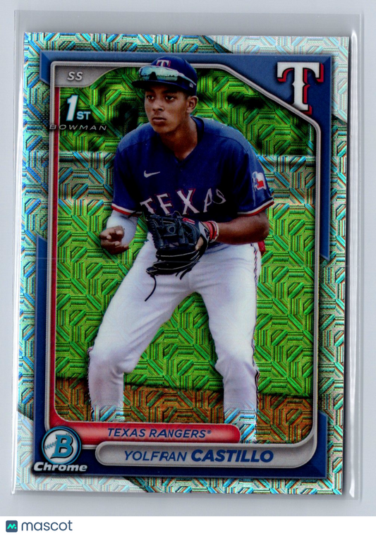 2024 Bowman Chrome Yolfran Castillo Mega Box Mojo Refractor #BCP-159