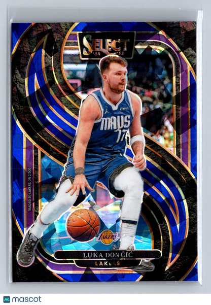 2024-25 Panini Select Premier Level Luka Dončić Blue Ice #141