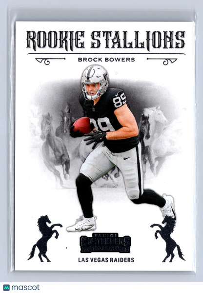 2024 Panini Contenders Rookie Stallions Brock Bowers #No. 8