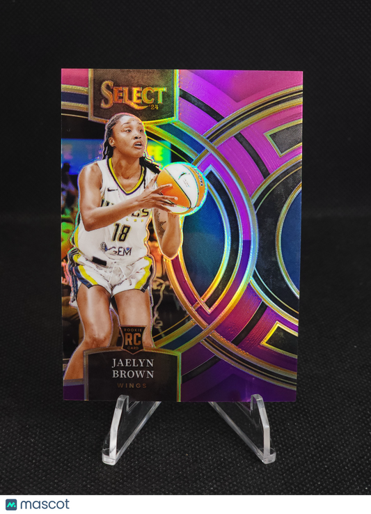 2024 Panini Select Jaelyn Brown Purple Prizm /99 #181