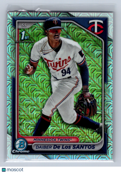 2024 Bowman Chrome Daiber De Los Santos Mega Box Mojo Refractor #BCP-105
