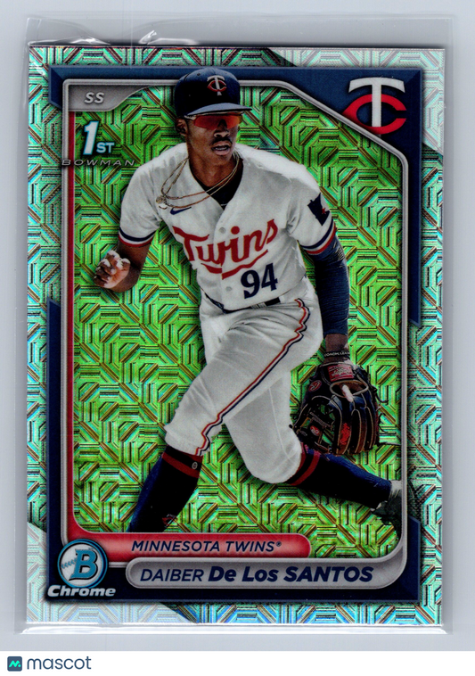 2024 Bowman Chrome Daiber De Los Santos Mega Box Mojo Refractor #BCP-105