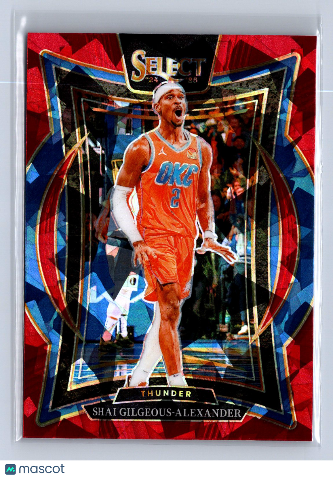 2024-25 Panini Select Shai Gilgeous-Alexander Concourse Red Ice #36
