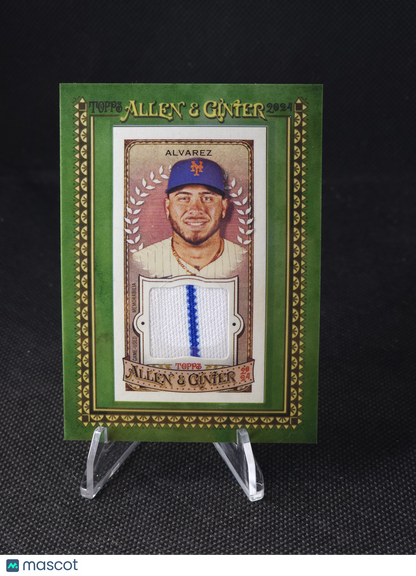 2024 Topps Allen & Ginter Francisco Alvarez Mini Framed Relic Patch #MFR-FA