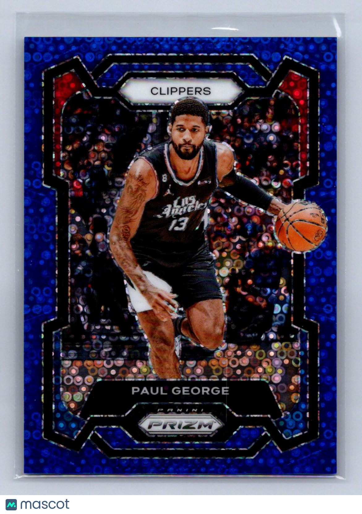 2023-24 Panini Prizm Paul George Fast Break Blue /150 #101