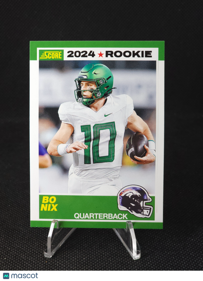 2024 Panini Score Bo Nix 35th Anniversary Rookie #9