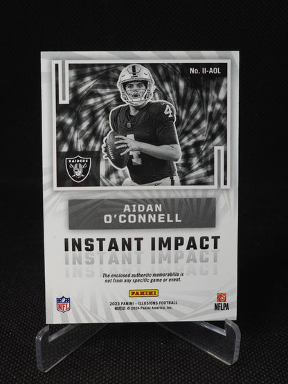 2024 Panini Illusions Instant Impact Aidan O'Connell #II-AOL