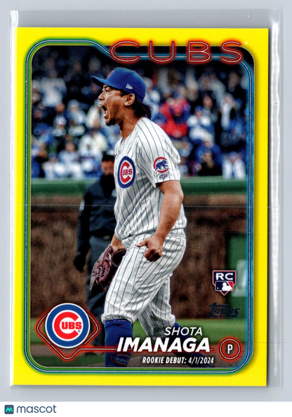 2024 Topps Update Series Shota Imanaga Yellow #US281