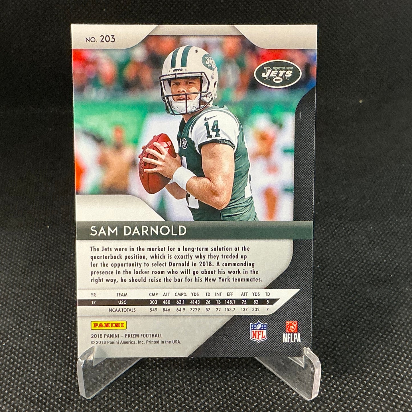 2018 Panini Prizm Sam Darnold #203