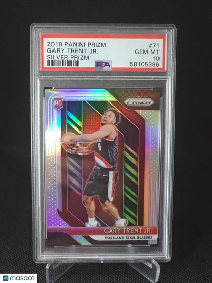 2018 Panini Prizm Gary Trent JR. Silver #71 PSA 10