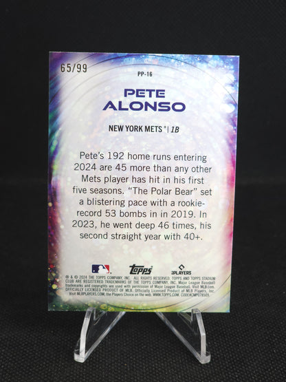 2024 Topps Pete Alonso Power Packed Black /99 #PP-16