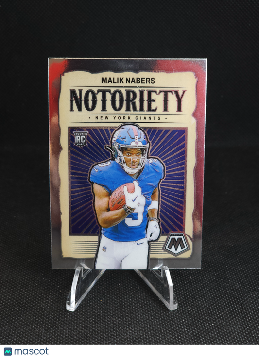 2024 Panini Mosaic Malik Nabers Notoriety #23