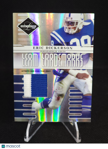 2008 Leaf Limited Eric Dickerson Team Trademarks Patch /50 #T-8