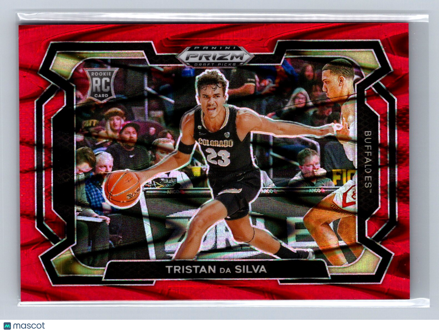 2024 Panini Prizm Draft Picks Tristan Da Silva Variation Red Seismic /224 #61