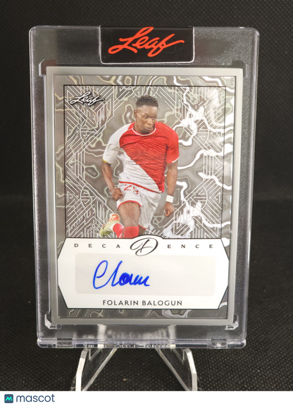 2024 Leaf Decadence Folarin Balogun Silver Encased Auto /2 #BA-FB1