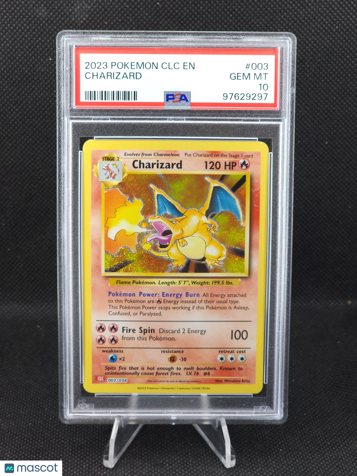 2023 Pokemon CLC English Charizard #003 PSA 10