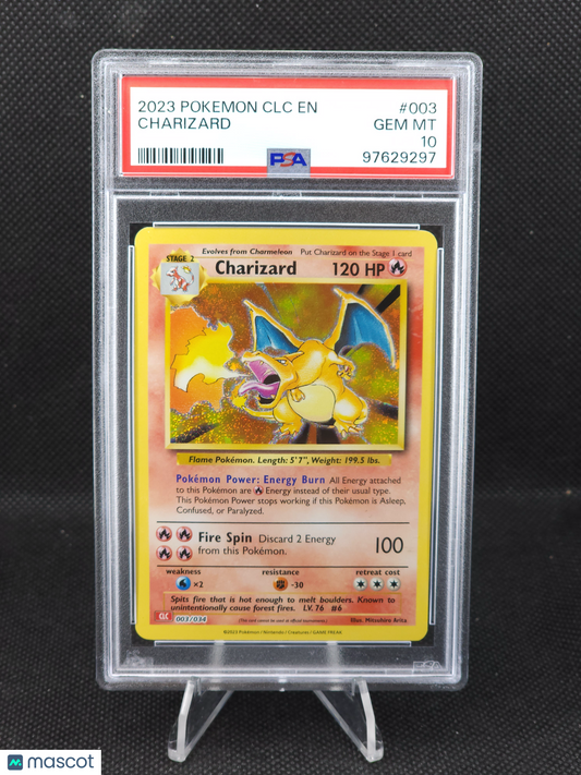 2023 Pokemon CLC English Charizard #003 PSA 10