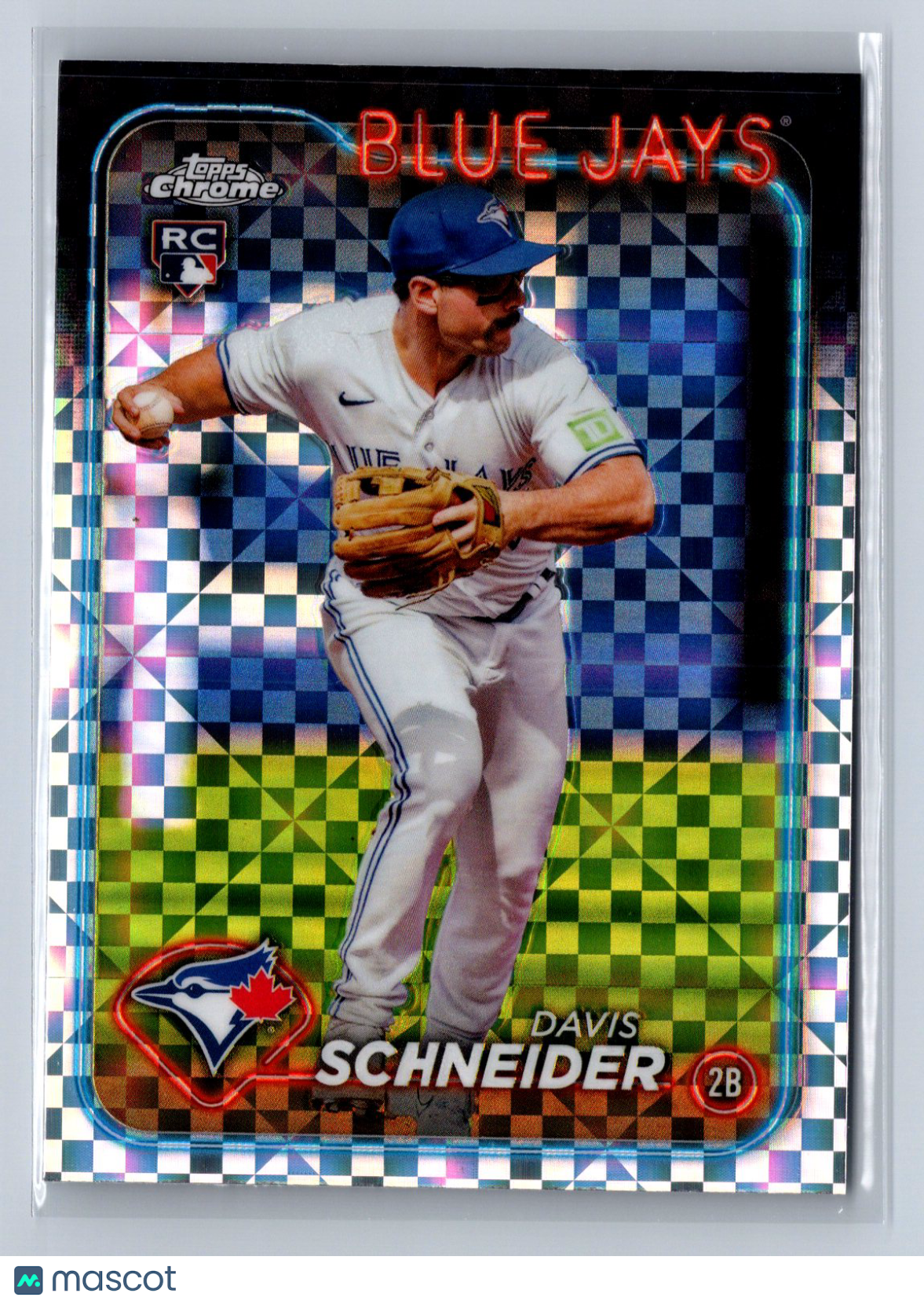 2024 Topps Chrome Davis Schneider X-Fractor #290