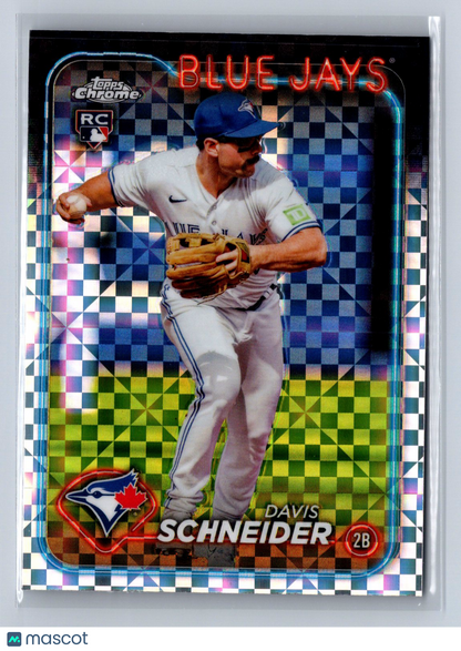 2024 Topps Chrome Davis Schneider X-Fractor #290