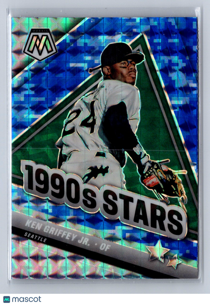 2022 Panini Mosaic Ken Griffey Jr. Blue Camo 1990s Stars #291