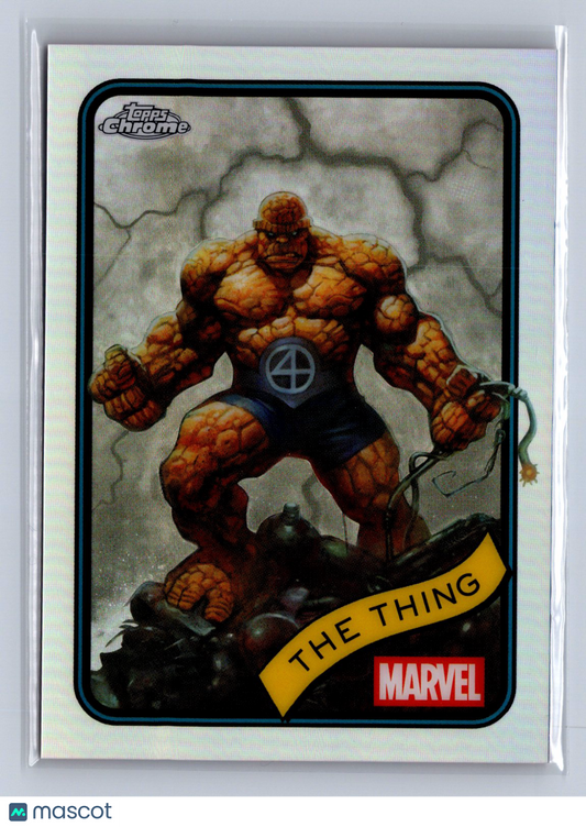 2025 Topps Chrome Marvel The Thing Refractor #109