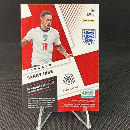 2020-21 Mosaic UEFA Euro Danny Ings Auto #AM-DI