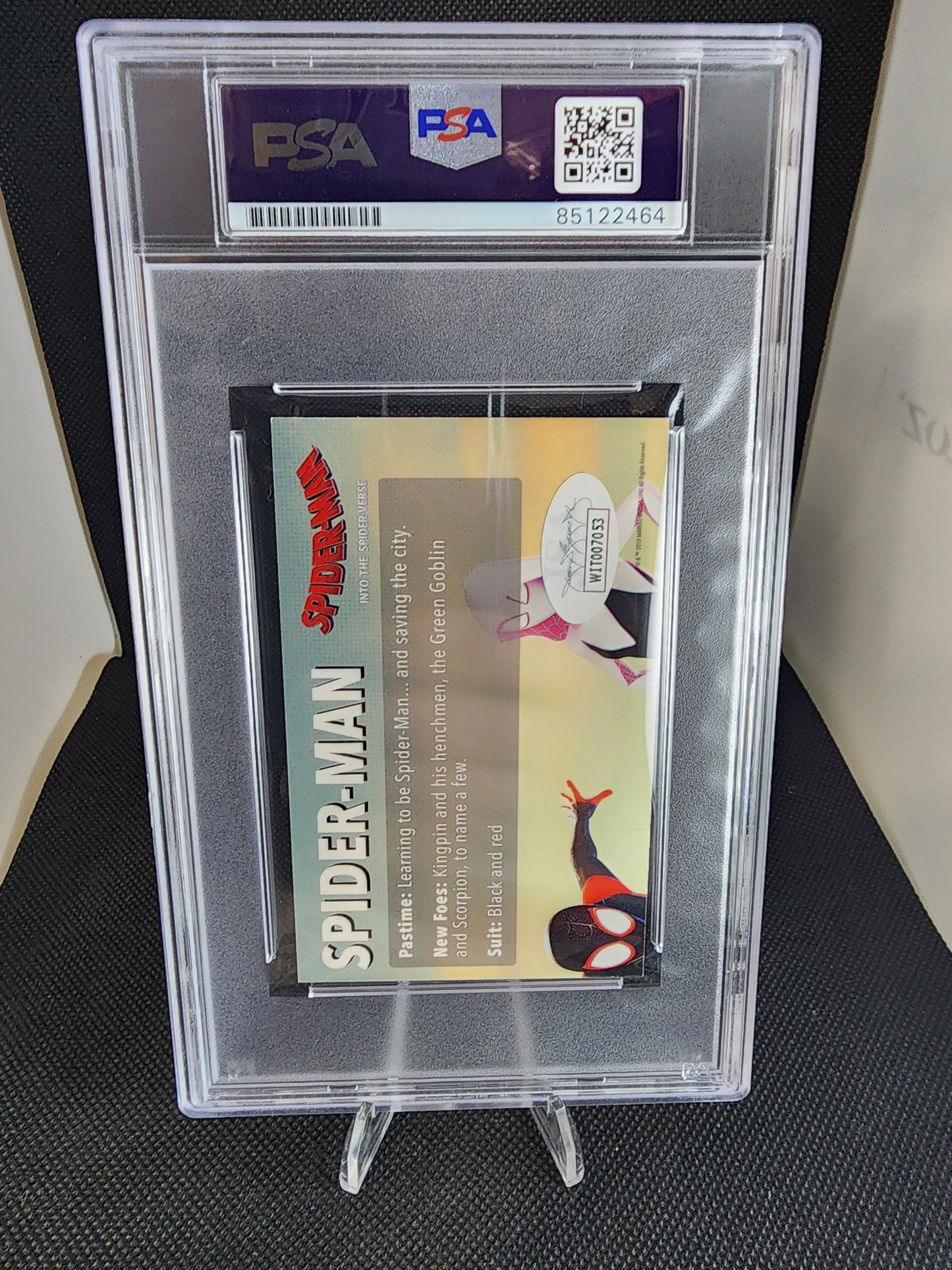 2018 Spider-Man Miles Morales Shameik Moore Auto PSA A