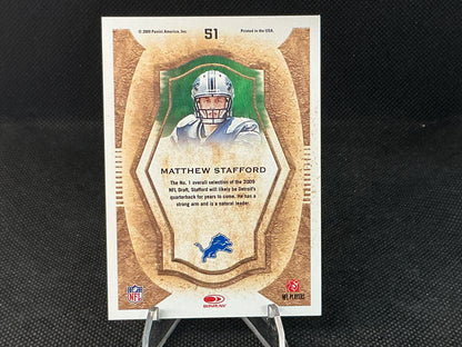 2009 Panini Threads Matthew Stafford Gridiron Kings #51