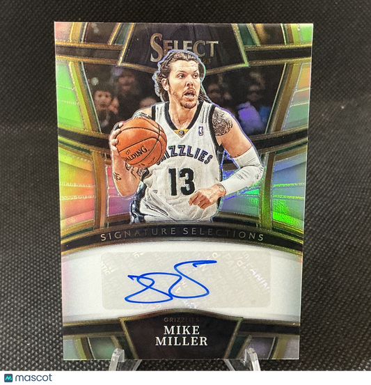 2022-23 Select Mike Miller Silver Prizm Auto Signature Selections #SS-MML