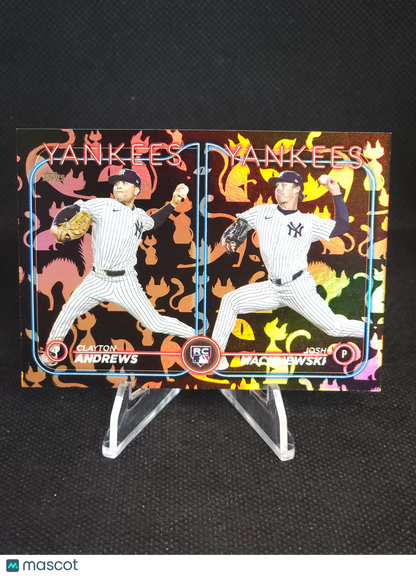 2024 Topps Update Series Josh Maciejewski Clayton Andrews Black Cat /10 #US163