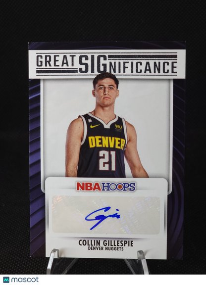 2023-24 NBA Hoops Basketball Collin Gillespie Great Significance Auto #GS-GIL