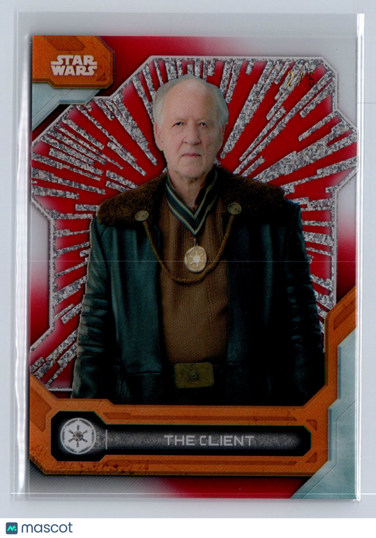 2024 Topps Star Wars High Tek The Client / Red Diffractor /5 #93