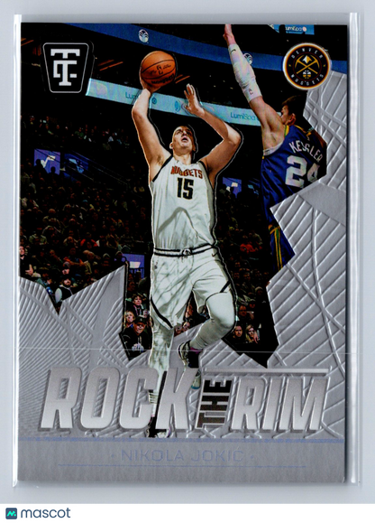 2024-25 Panini Totally Certified Rock the Rim Nikola Jokić Silver /75 #21