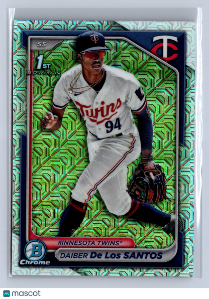 2024 Bowman Chrome Daiber De Los Santos Mega Box Mojo Refractor #BCP-185