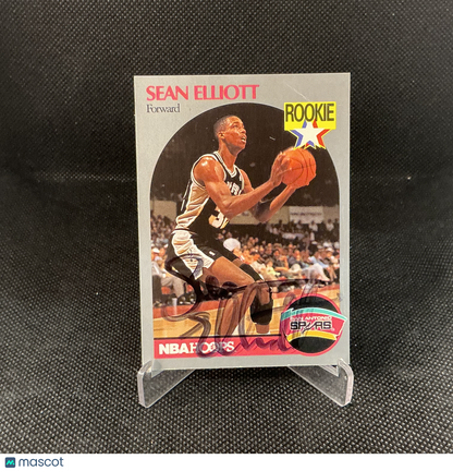 1990 NBA Hoops Sean Elliott Auto In Person #267