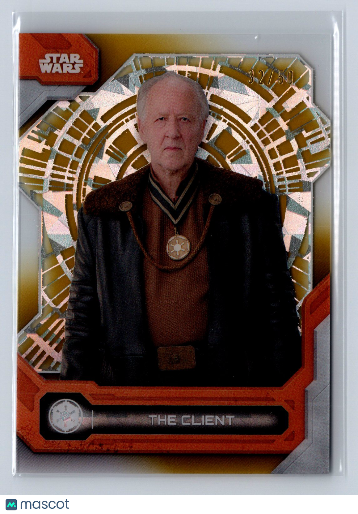 2024 Topps Star Wars High Tek The Client / Gold Diffractor /50 #93
