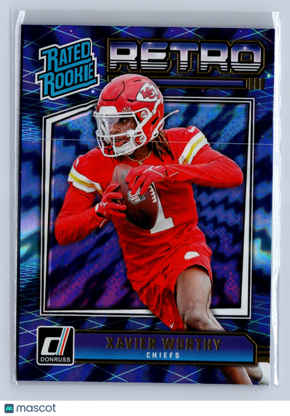2024 Donruss Rated Rookie Retro Xavier Worthy #14