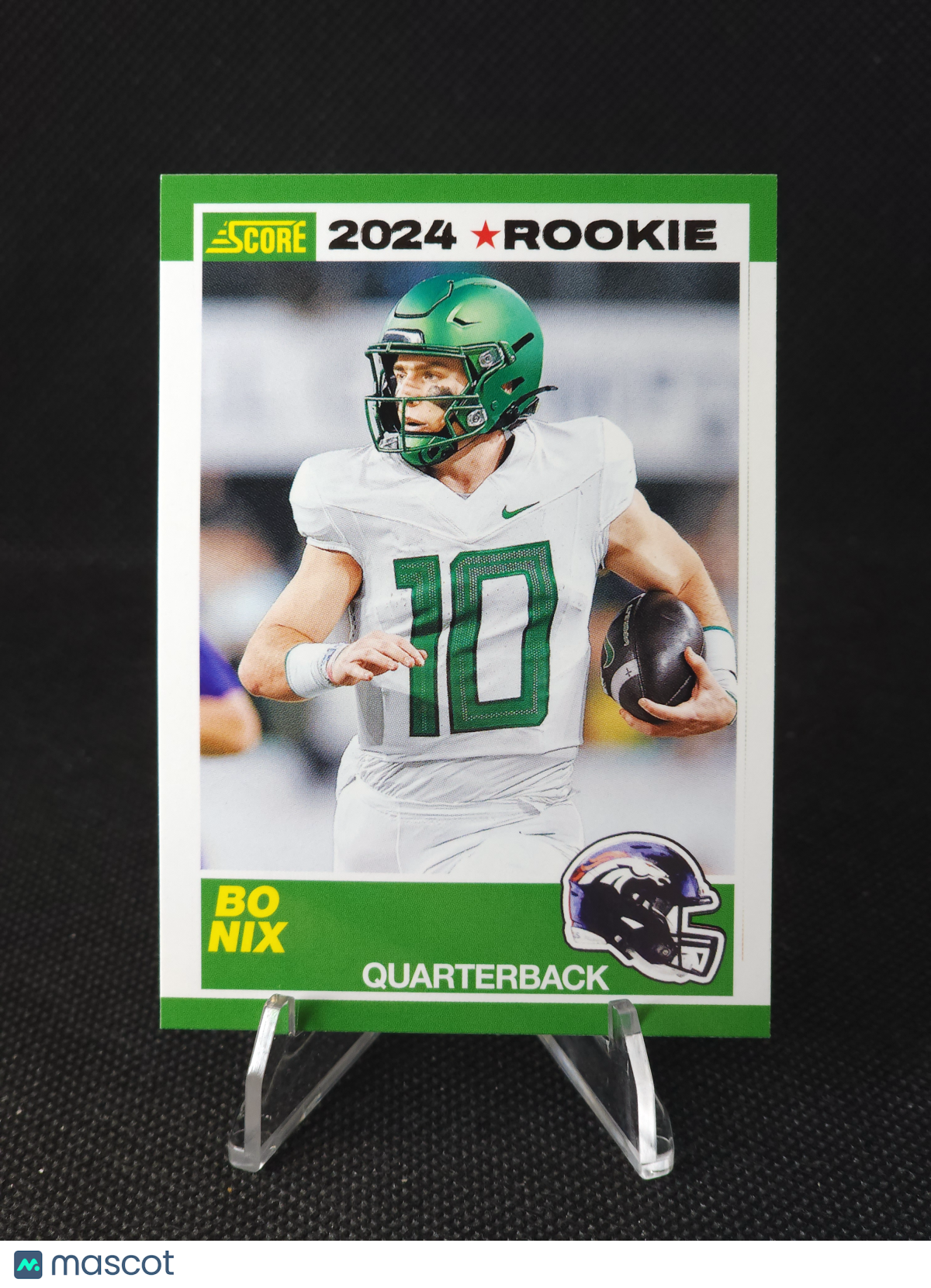 2024 Panini Score Bo Nix 35th Anniversary Rookie #9