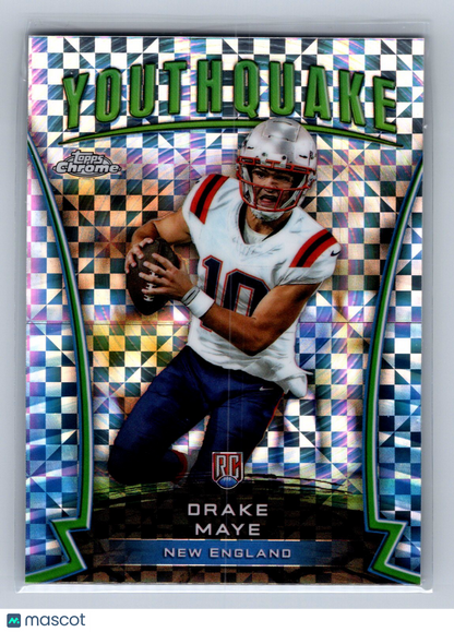 2024 Topps Chrome Youthquake Drake Maye X-Fractor #Y-2