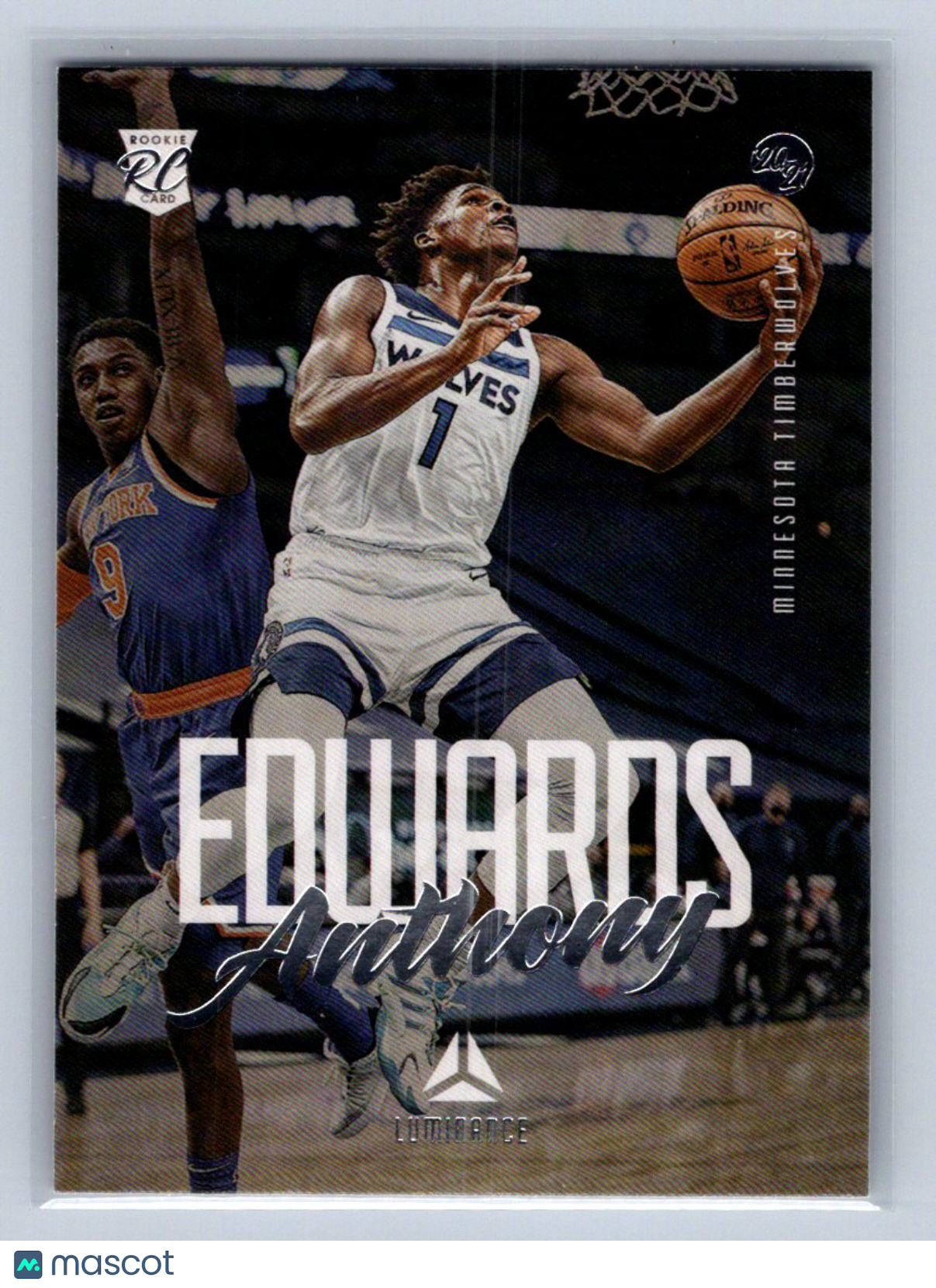 2020-21 Panini Chronicles Luminance Anthony Edwards #143