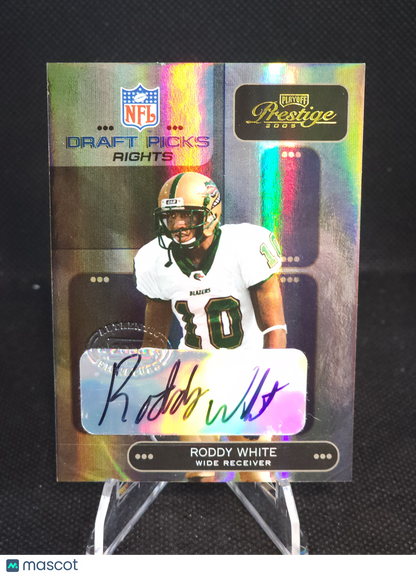 2009 Playoff Prestige Roddy White Auto /50 #DP-10