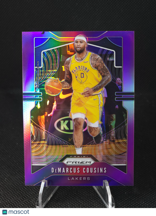 2019 Panini Prizm DeMarcus Cousins Purple /75 #103