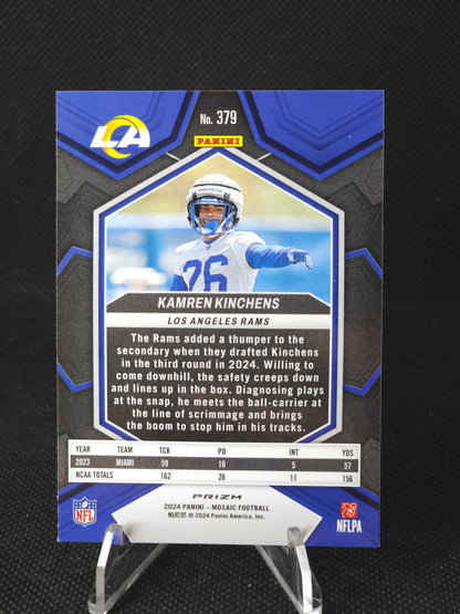 2024 Panini Mosaic Kamren Kinchens Honeycomb #379