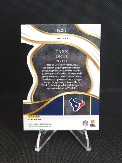 2023 Panini Select Tank Dell Red Yellow Die-Cut #219