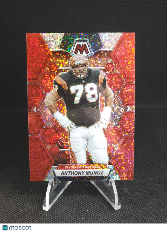 2023 Panini Mosaic Anthony Munoz Red Sparkle #45