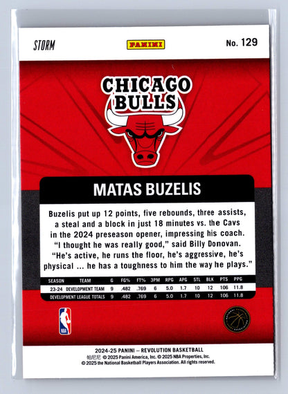 2024-25 Panini Revolution Storm Matas Buzelis #129