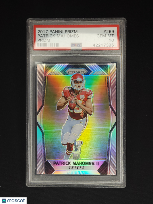2017 Panini Prizm Patrick Mahomes II Silver #269 PSA 10