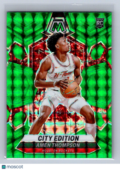 2023-24 Panini Mosaic City Edition Amen Thompson Green #281